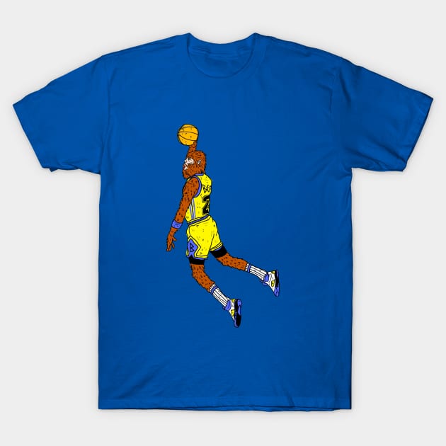 Jordan Wolf T-Shirt by nickcocozza